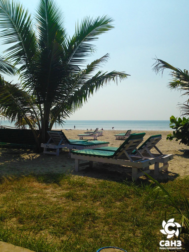 пляж Морджим Индия Гоа