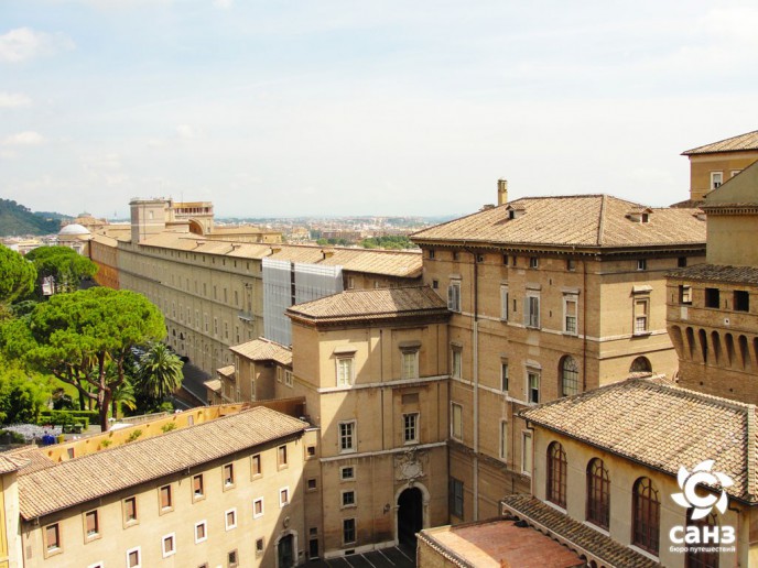 Вид с крыши Собора Святого Петра
