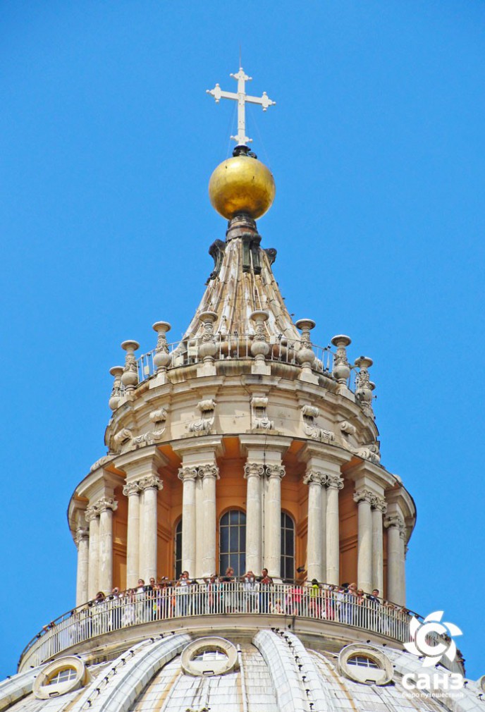 Купол Собора Святого Петра, вершина